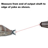 YJ Rear Drive Shaft, Stock Type