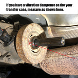 XJ Cherokee Rear Drive Shaft, Double Cardan