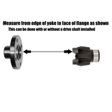CJ Conventional Rear Shaft For Brake Drum Transfer Case