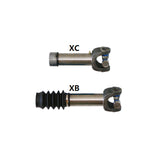 CJ Rear Drive Shaft, Double Cardan